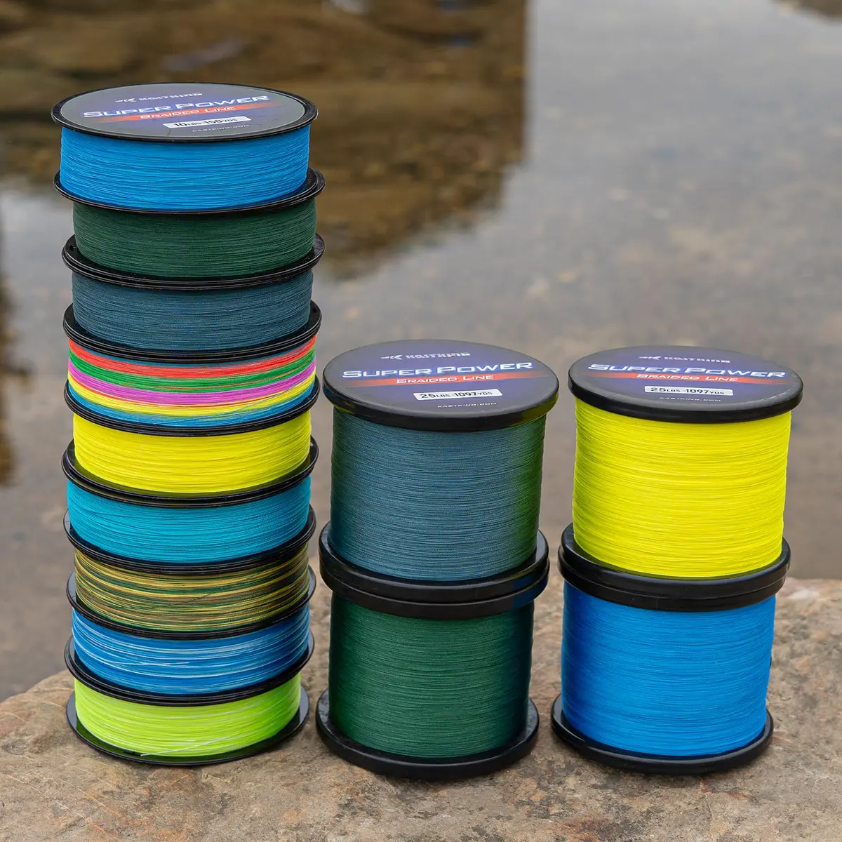 KastKing Superpower Braided Fishing Line 20 LB (547 Yds / 499.87 m) | Zero Stretch, Strong Knot Strength, Small Diameter - view 6