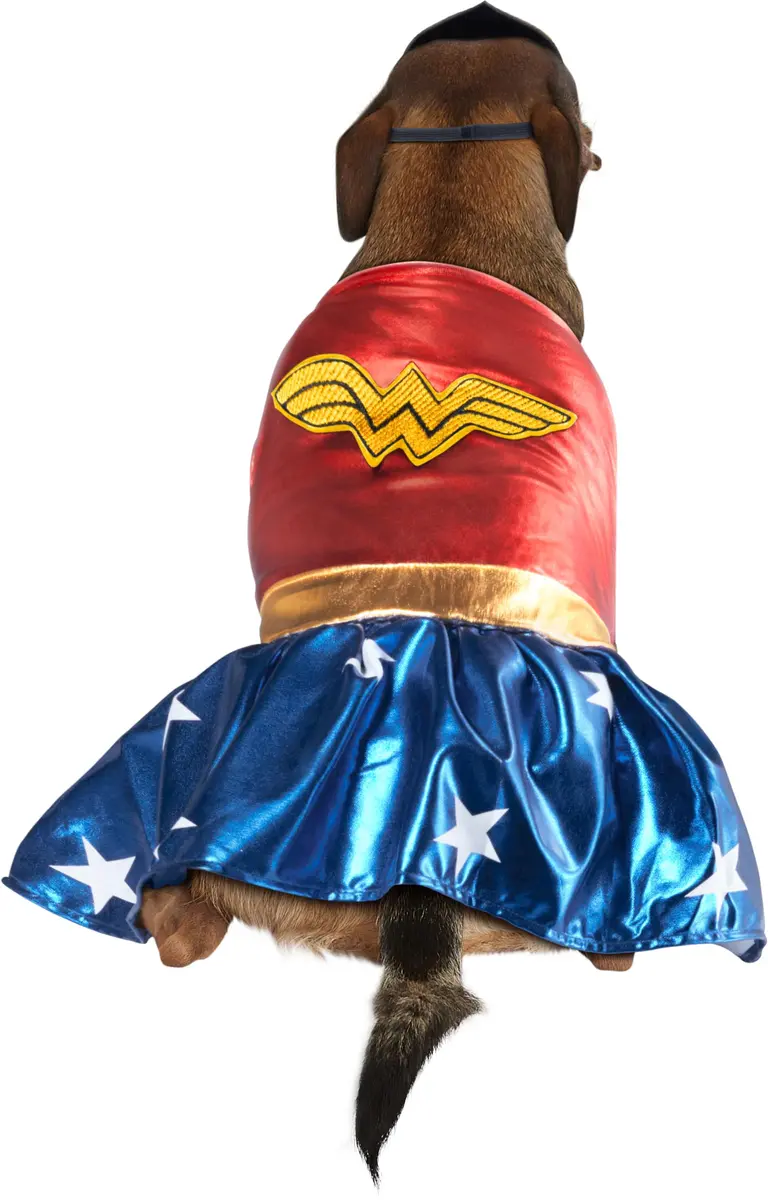 Rubies Wonder Woman Pet Costume Large | Official DC Licensed Pet Dress & Tiara - view 5