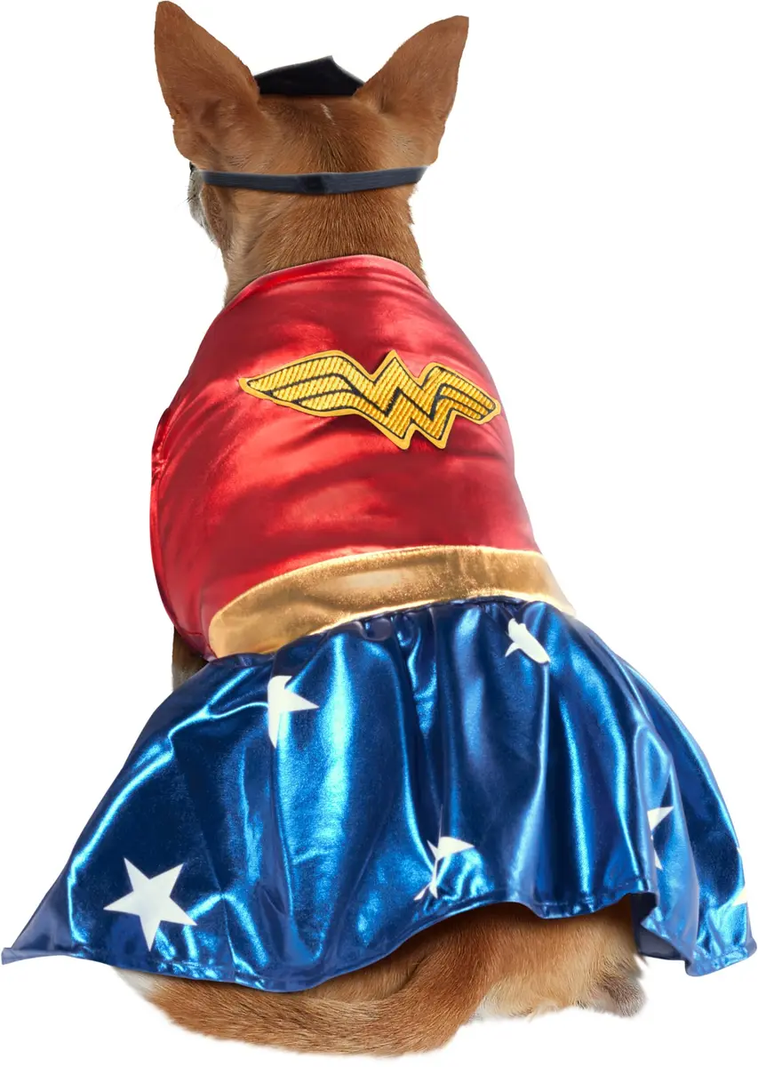 Rubies Wonder Woman Pet Costume Large | Official DC Licensed Pet Dress & Tiara - view 6