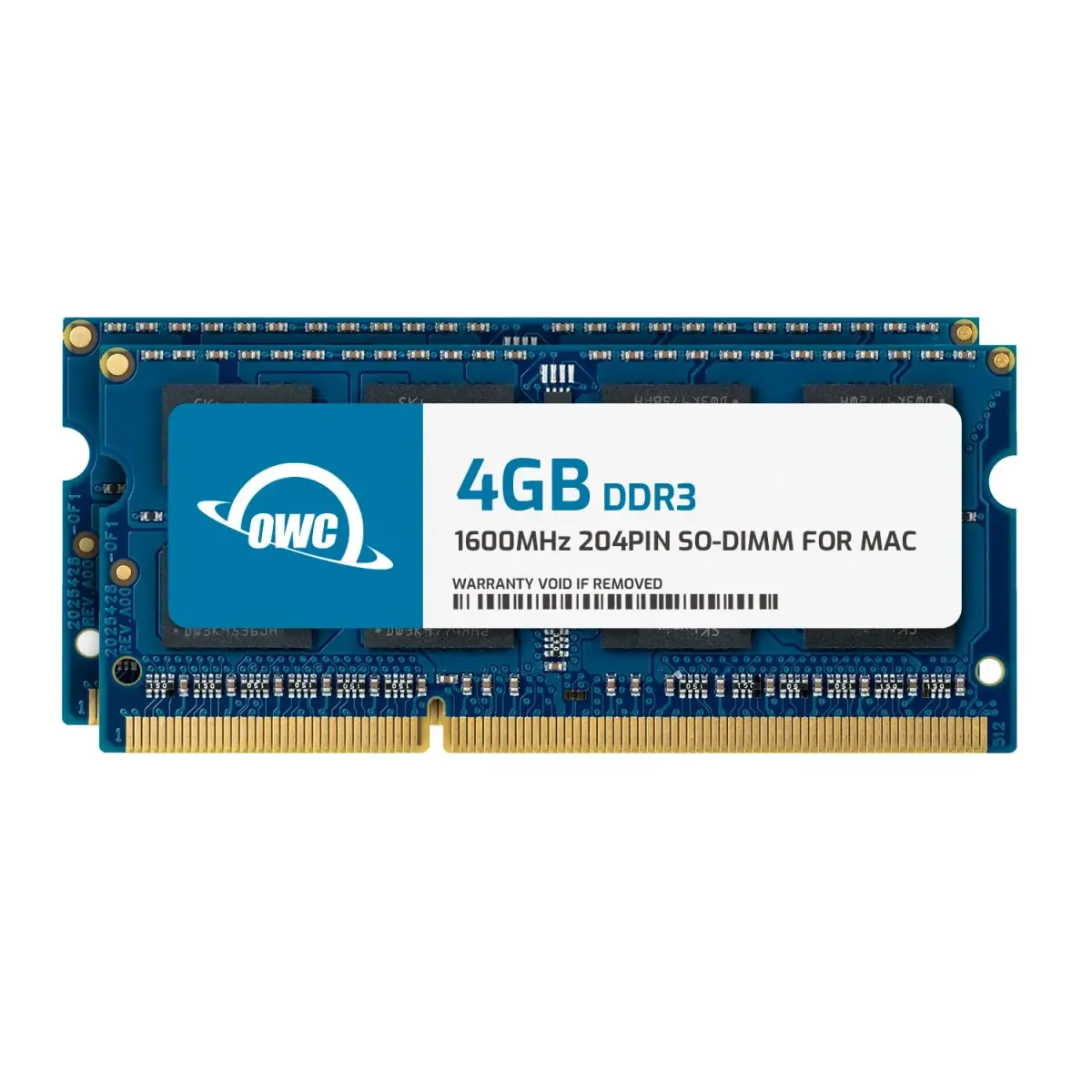 OWC 8GB (2x4GB) DDR3L PC3-12800 1600MHz SO-DIMM RAM | Upgrade for Select 2011-2015 Macs & PCs - main product image