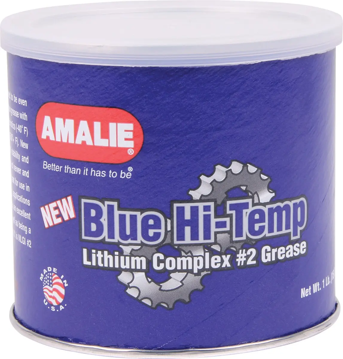 Amalie Blue Grade-2 High Temperature Lithium Complex Grease 0.45 kg (1 lb) Pack of 2 | Extreme Pressure Protection - main product image