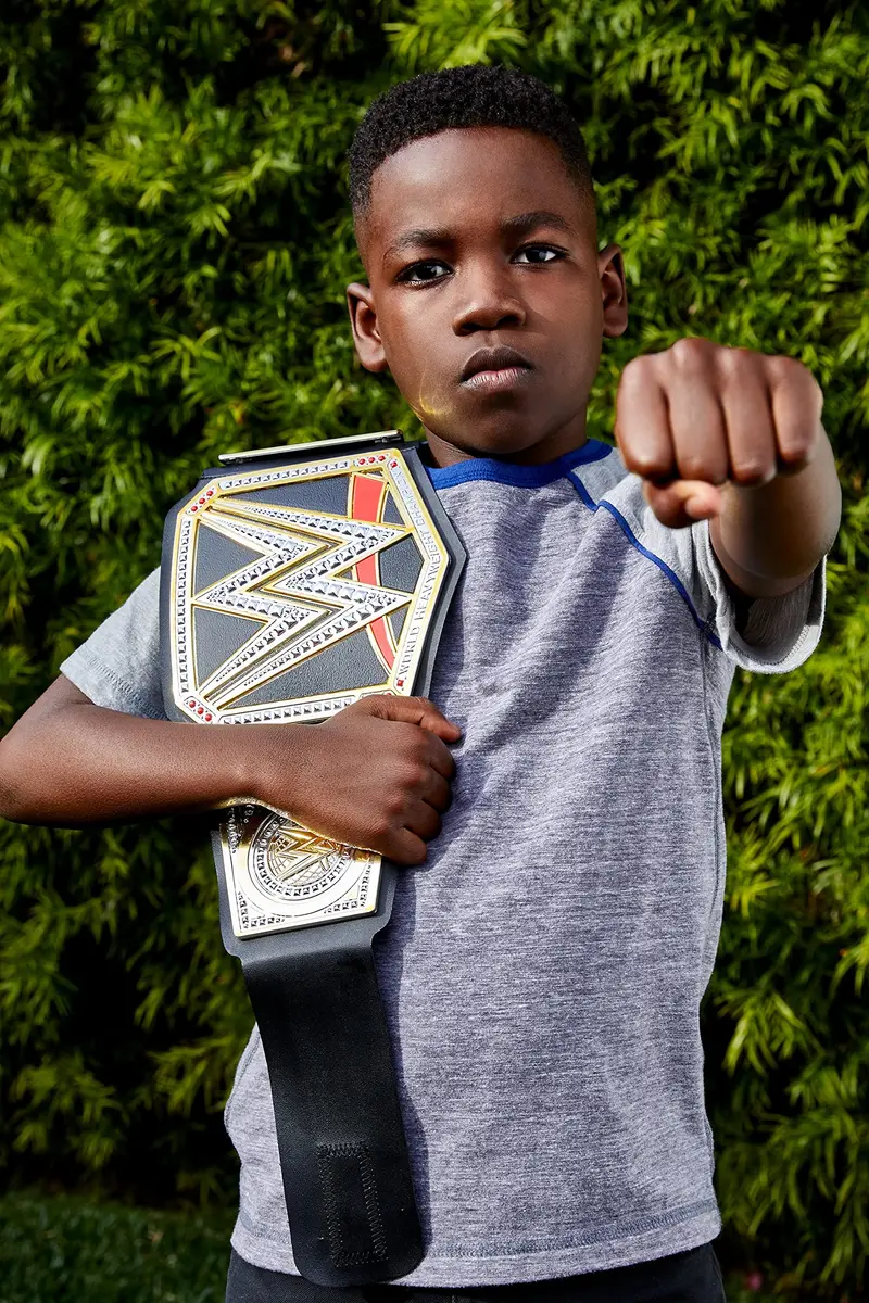 WWE World Heavyweight Championship Replica Title Belt | Authentic USA Import for Kids - view 5