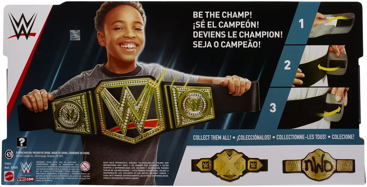 WWE World Heavyweight Championship Replica Title Belt | Authentic USA Import for Kids - view 8