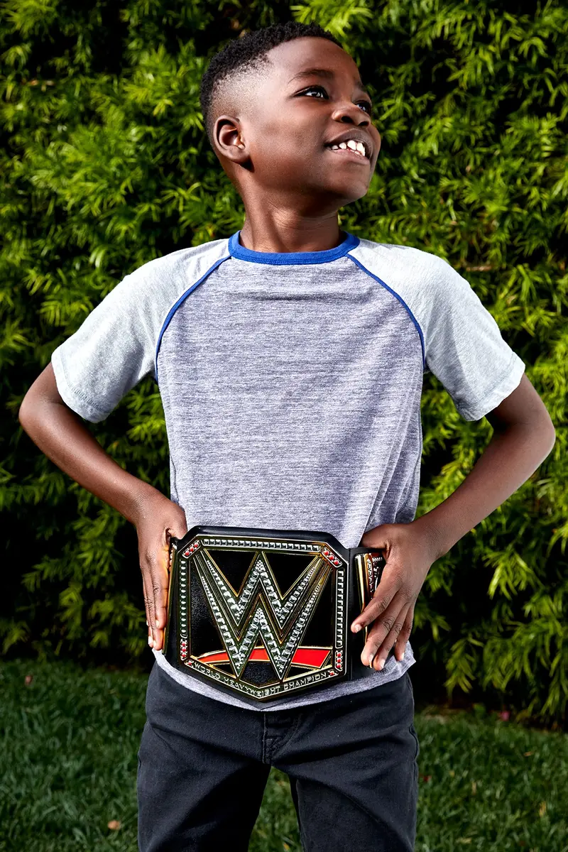WWE World Heavyweight Championship Replica Title Belt | Authentic USA Import for Kids - view 2