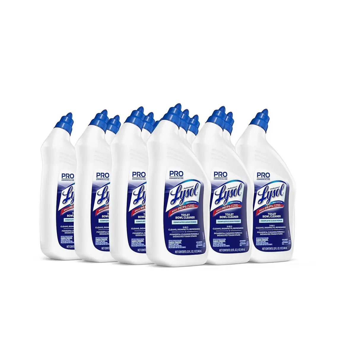 Lysol Power Toilet Bowl Cleaner 32 Fl Oz | Kills 99.9% Bacteria & Viruses, Disinfects & Removes Lime Scale - view 6