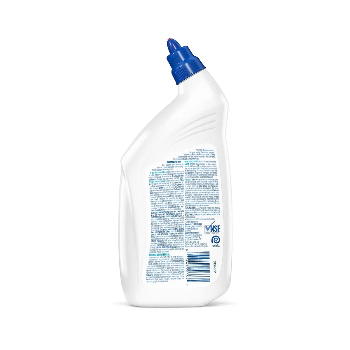 Lysol Power Toilet Bowl Cleaner 32 Fl Oz | Kills 99.9% Bacteria & Viruses, Disinfects & Removes Lime Scale - view 3