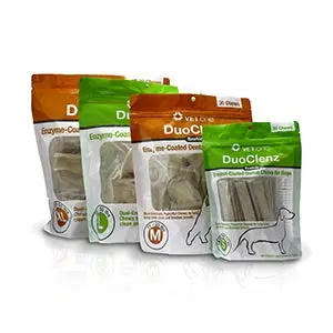 Vet One DuoClenz Rawhide Dental Chews for Small Dogs 30 Count | Enzymatic Oral Care & Fresh Breath - view 4