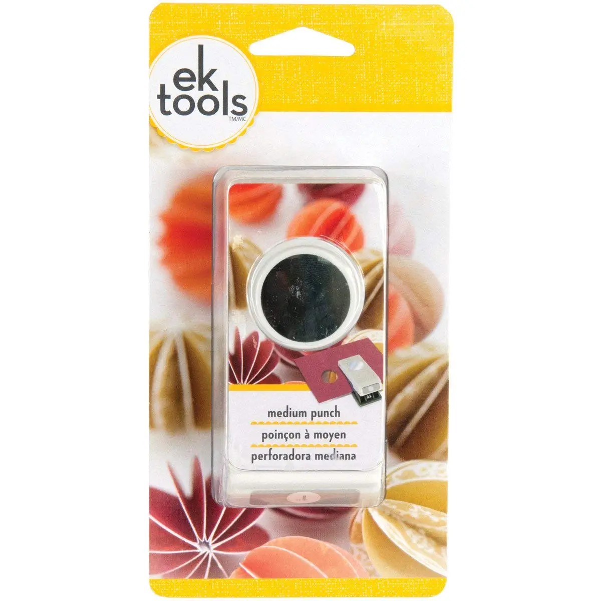 EK Tools Circle Punch 1 Inch With Safety Lock, Create Perfect Circles for Handmade Cards, Scrapbooking, Gift Tags, Invitations, and Decoration | Metal Craft Tool - main product image