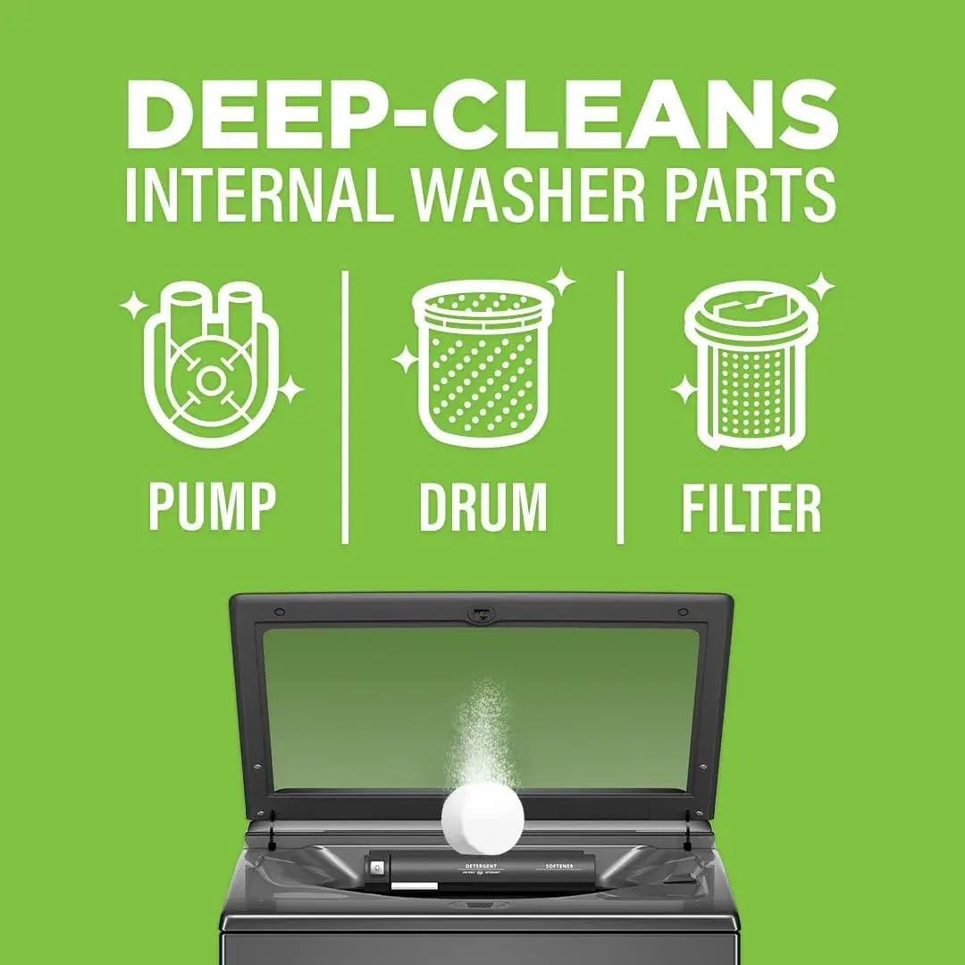 Affresh Washing Machine Cleaner Tablets 6 Month Supply | Eliminates Odors & Grime - view 5