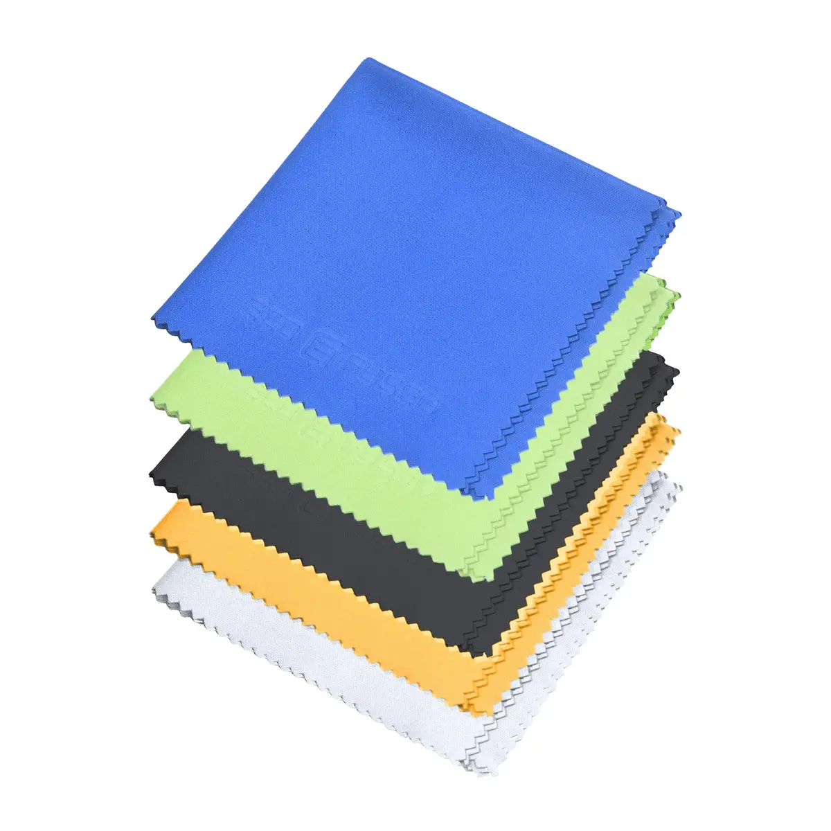 Eco-Fused Microfiber Cleaning Cloth - 8 x 8 Inch Pack of 5 | Scratch-Free Lens & Screen Cleaner - main product image