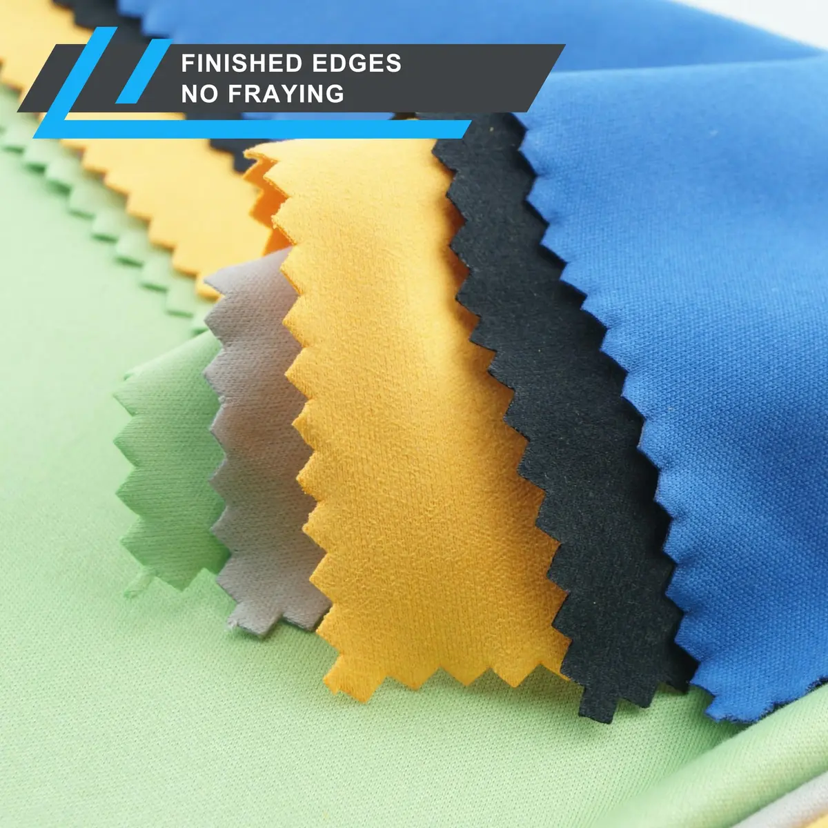 Eco-Fused Microfiber Cleaning Cloth - 8 x 8 Inch Pack of 5 | Scratch-Free Lens & Screen Cleaner - view 6