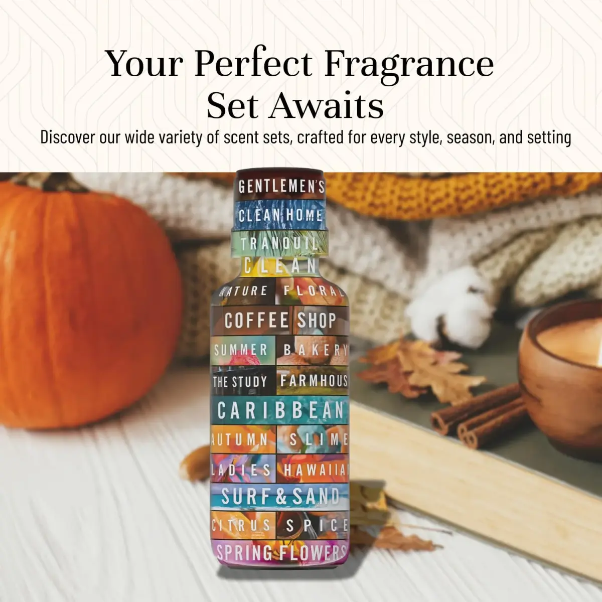 P&J Trading Autumn Scented Oil Set for Candle Making & Diffusers (6 x 10ml Bottles) | IFRA Certified Master Perfumer Blends - view 7