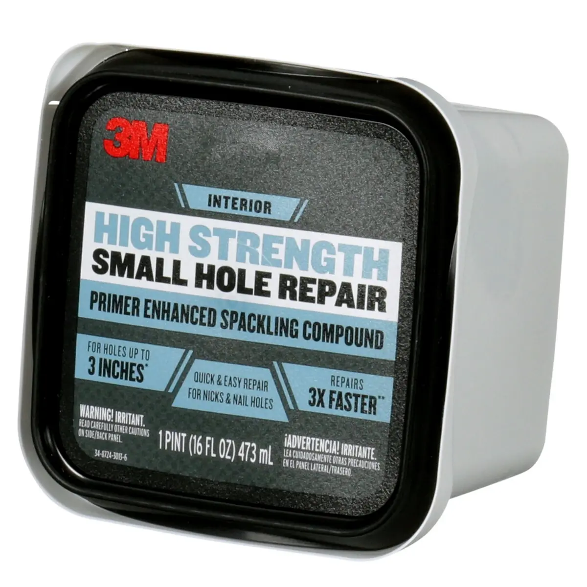 3M Small Hole Repair 16 oz | Fast, Lightweight Wall Patch for Interior & Exterior Use - view 8