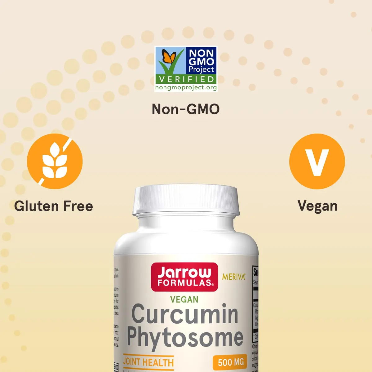 Jarrow Formulas Curcumin Phytosome 500 mg 60 Capsules | Antioxidant Support for Joint Health - view 5