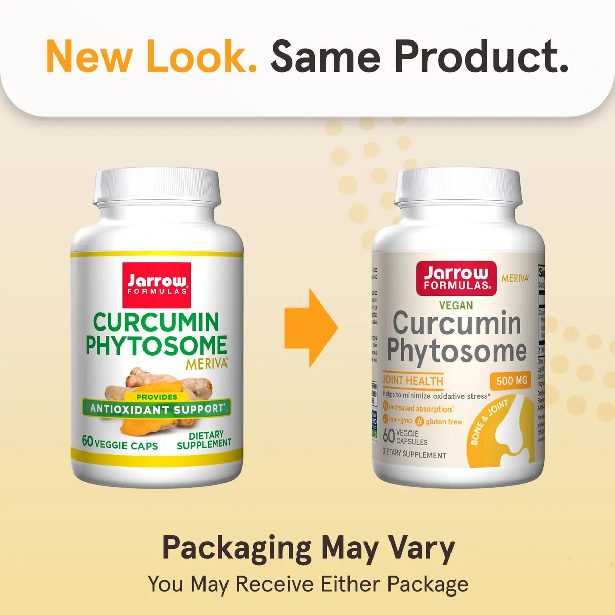 Jarrow Formulas Curcumin Phytosome 500 mg 60 Capsules | Antioxidant Support for Joint Health - view 2
