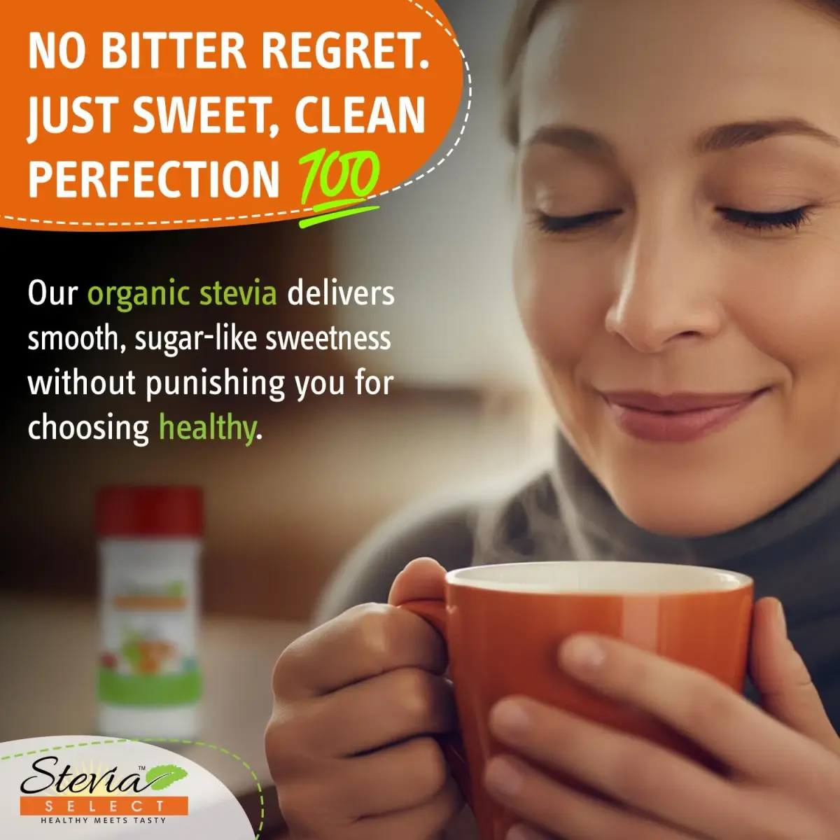 Stevia Select Organic Stevia Powder 1.25oz (35.4g) | Pure Plant-Based Sweetener with No Additives - view 3