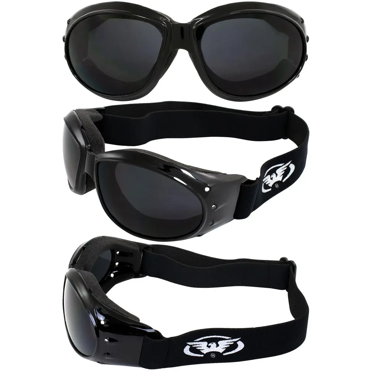 Global Vision Eliminator Goggles Super Dark Lens with Micro-Fiber Pouch | Shatterproof UV400 Protection - view 8