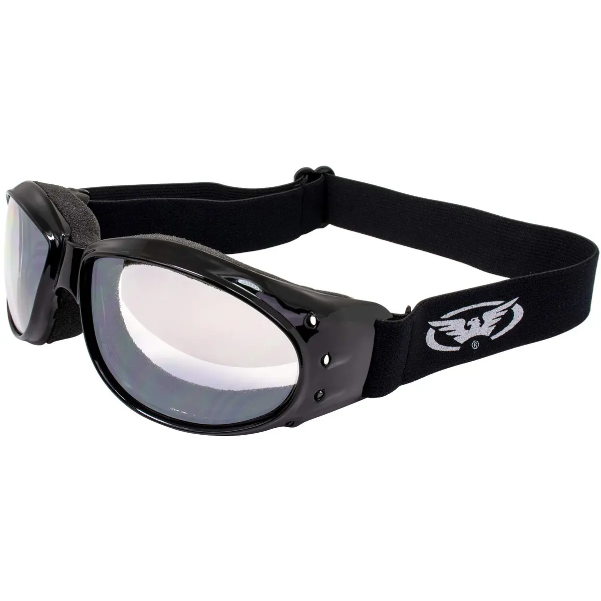 Global Vision Eliminator Goggles with Micro-Fiber Pouch | UV400 Scratch-Resistant Safety Goggles - main product image
