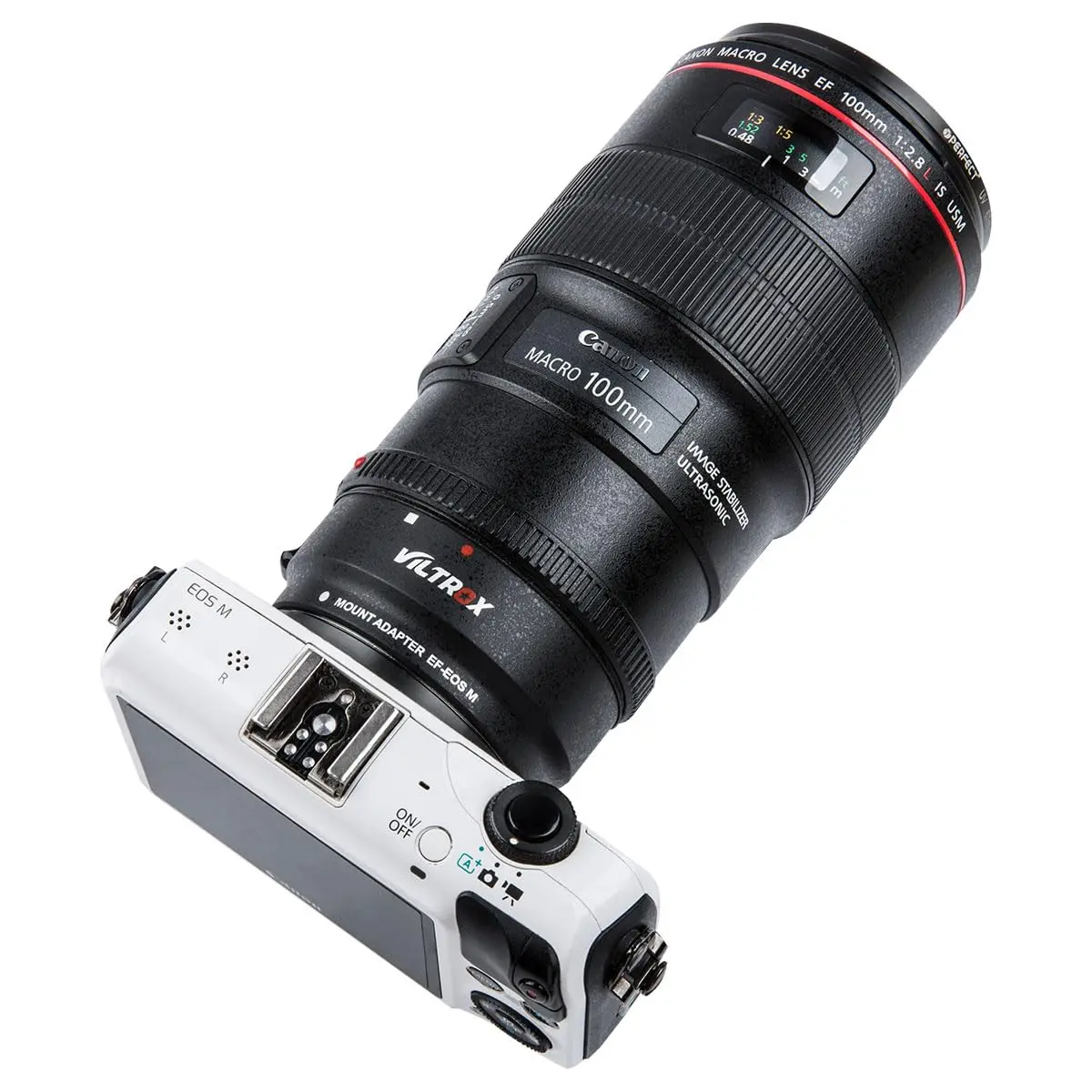 VILTROX EF-EOS M AF Lens Mount Adapter, EF EF-S Lens to Canon M Mount Camera - view 5