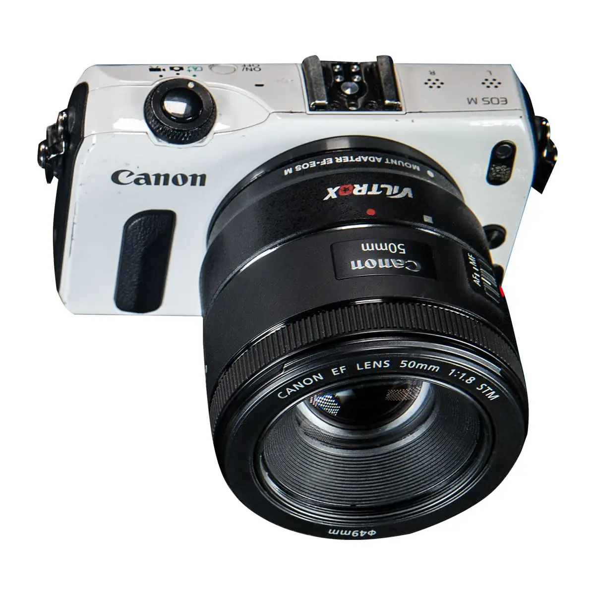VILTROX EF-EOS M AF Lens Mount Adapter, EF EF-S Lens to Canon M Mount Camera - view 2
