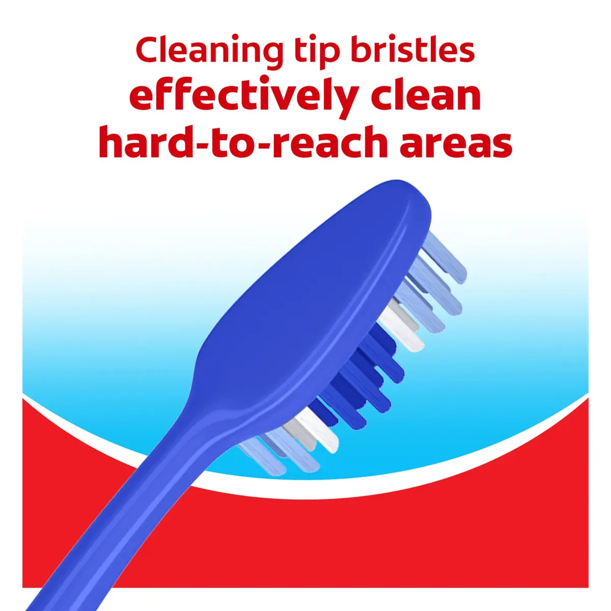 Colgate Extra Clean Medium Toothbrushes, 6 Count | Deep Cleaning Power Bristles - view 5