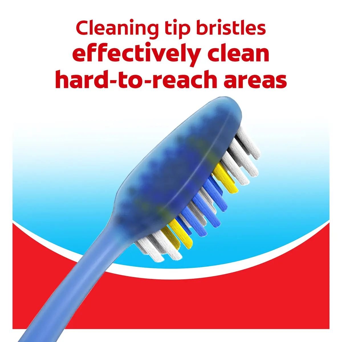 Colgate Extra Clean Adult Toothbrushes, Soft, 6 Pack | Deep Cleaning & Gentle Bristles - view 5