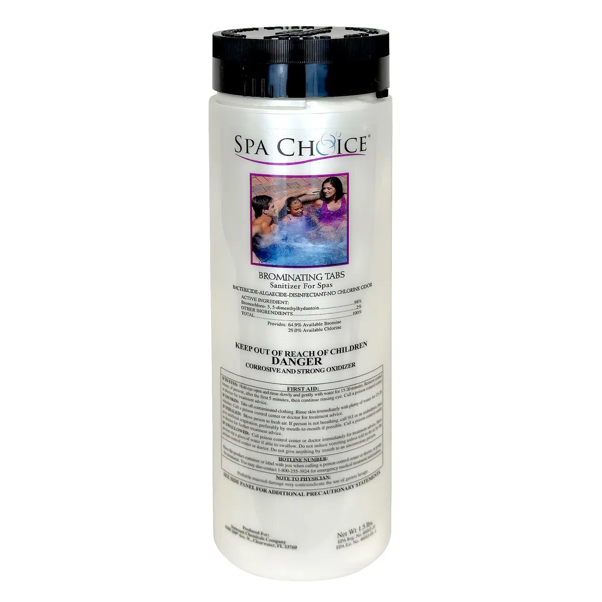 SpaChoice 1.5-Pounds 4-Pack Bromine Tablets for Hot Tub | Silky Water & Easy Maintenance - view 2