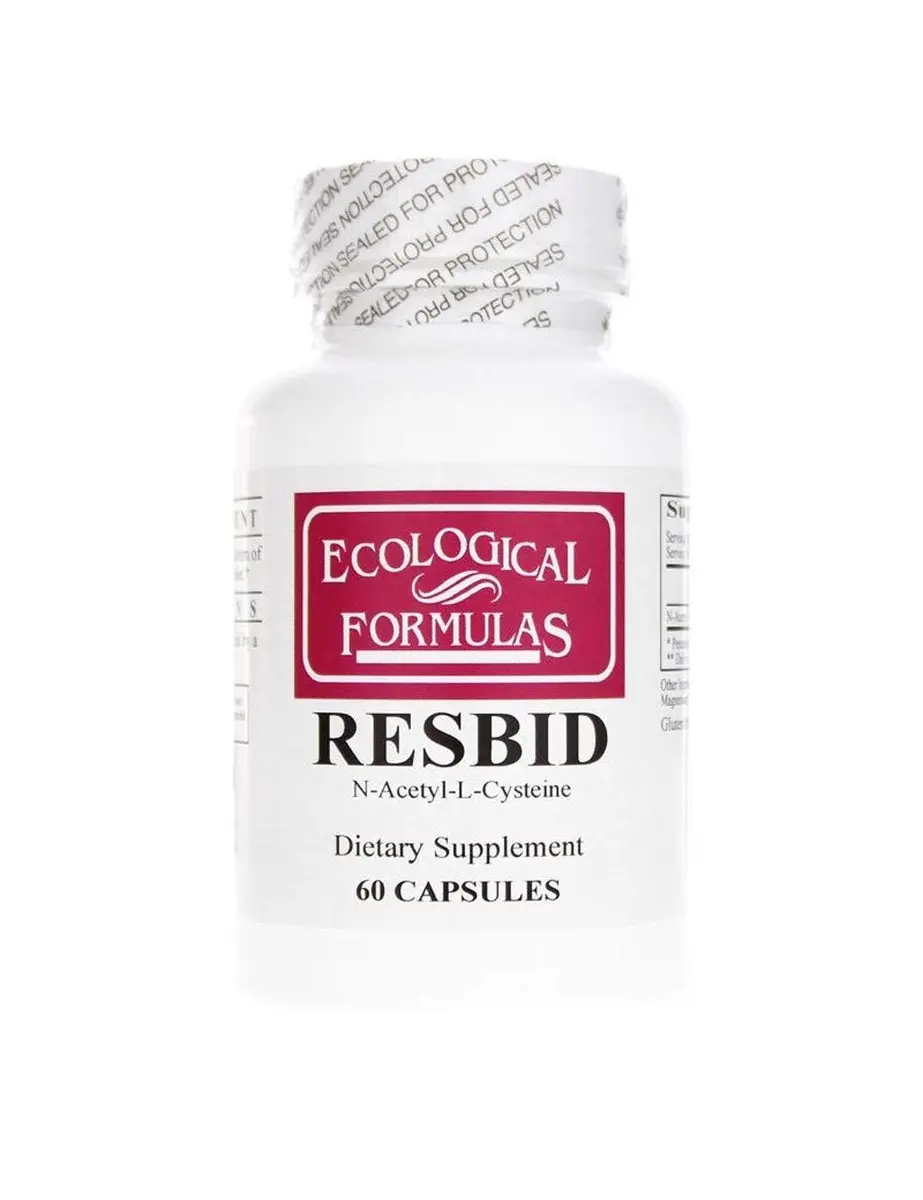 Ecological Formulas Resbid 500 Mg | Bioavailable N-Acetyl L-Cysteine Capsules for Liver & Sensitive Individuals - main product image