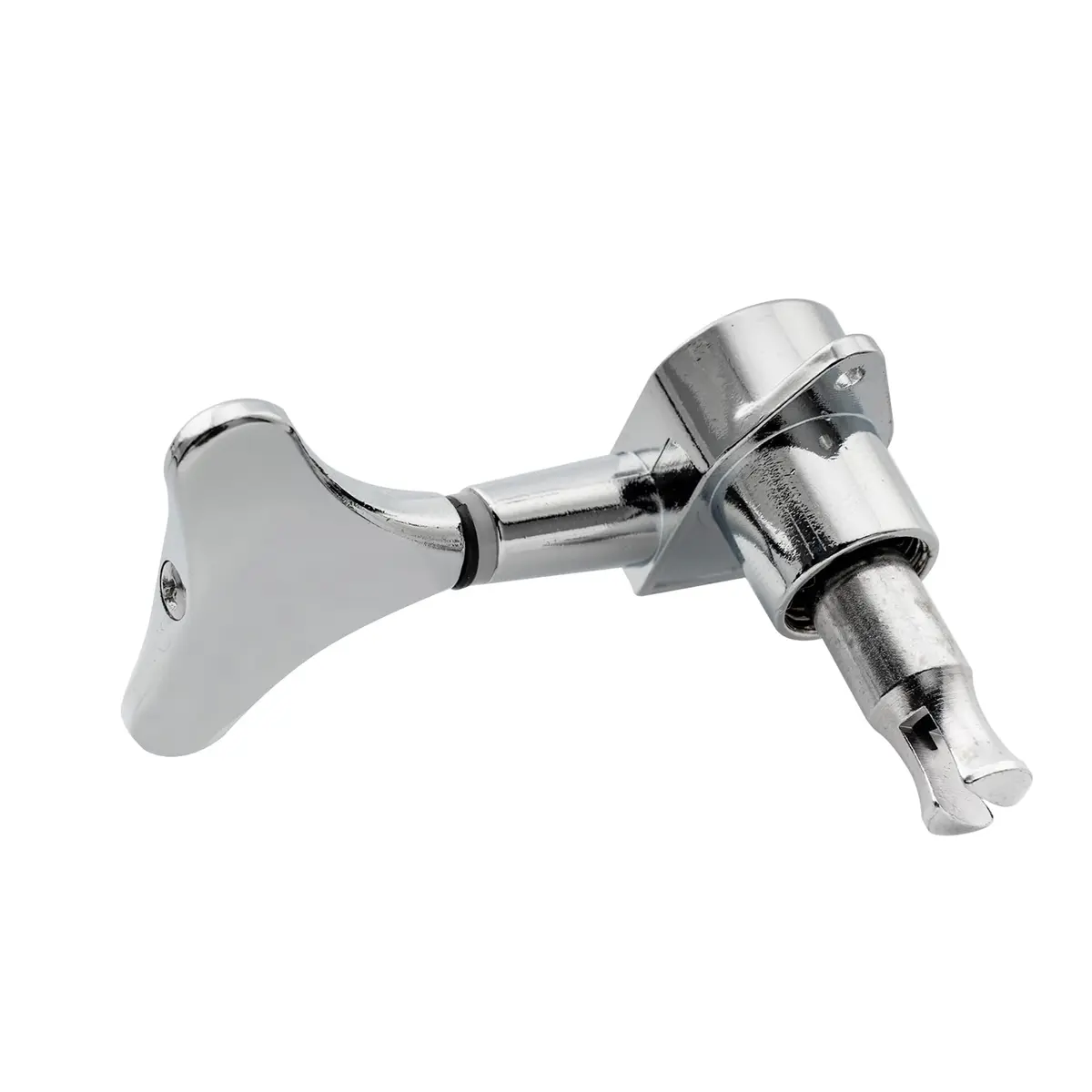 Musiclily Basic 3L3R 19:1 Ratio Bass Machine Heads Tuning Pegs Chrome for 5/6 String Bass - view 6