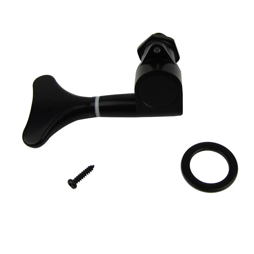 Musiclily Basic 3L3R 19:1 Ratio Bass Machine Heads Tuning Pegs Keys Black - view 8