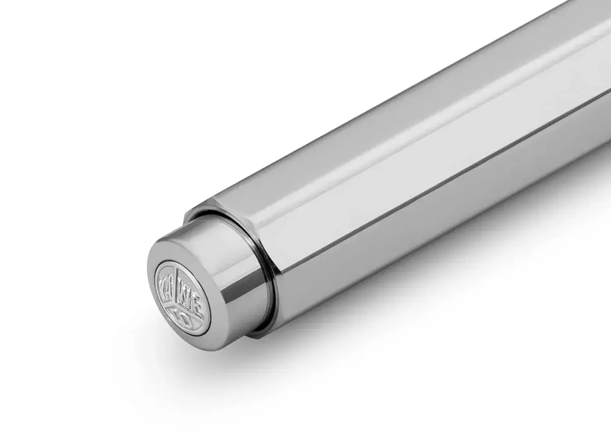 Kaweco AL SPORT Ball Pen Raw | 10.5cm (4.13in) Aluminium Ballpoint Pen with D1 Refills | Smooth Ink Flow - view 3