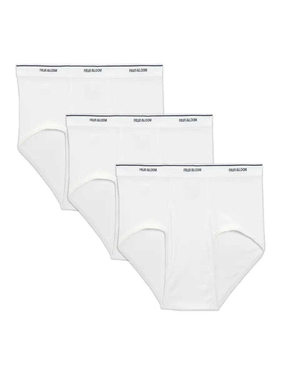 Fruit of the Loom Big Man Tag-Free Cotton Briefs 3 Pack XX-Large (2X-Large US) - main product image