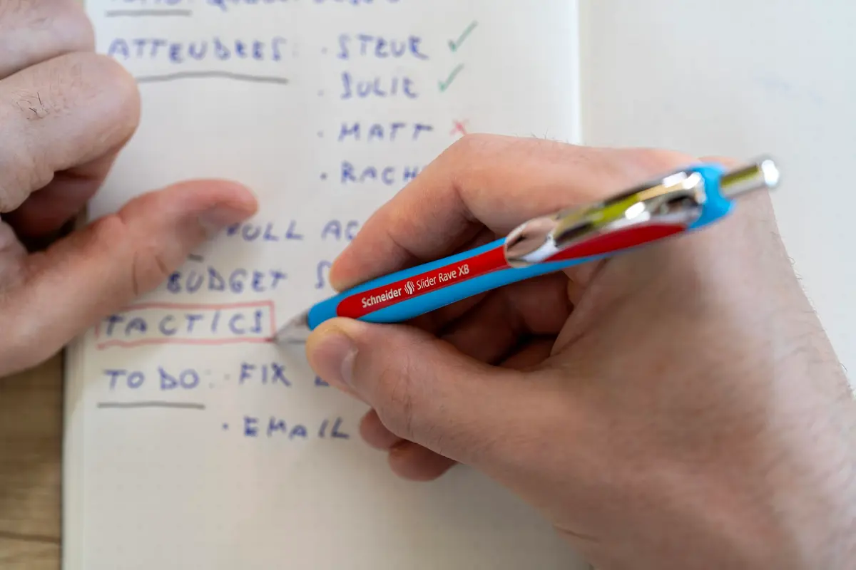 Schneider Slider Rave XB Ballpoint Pen, 1.4mm Red Ink, 5-Pack | Smooth Viscoglide Ink Flow - view 3