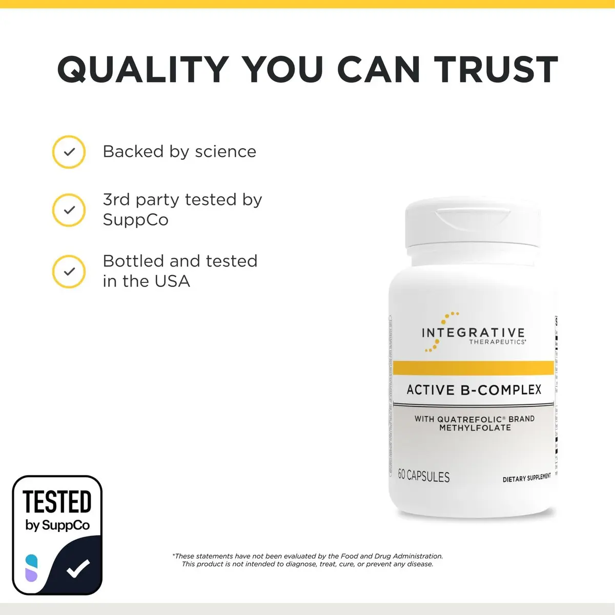 Integrative Therapeutics Active B-Complex with Methylfolate 60 Count | Cellular Energy & Immune Support - view 6