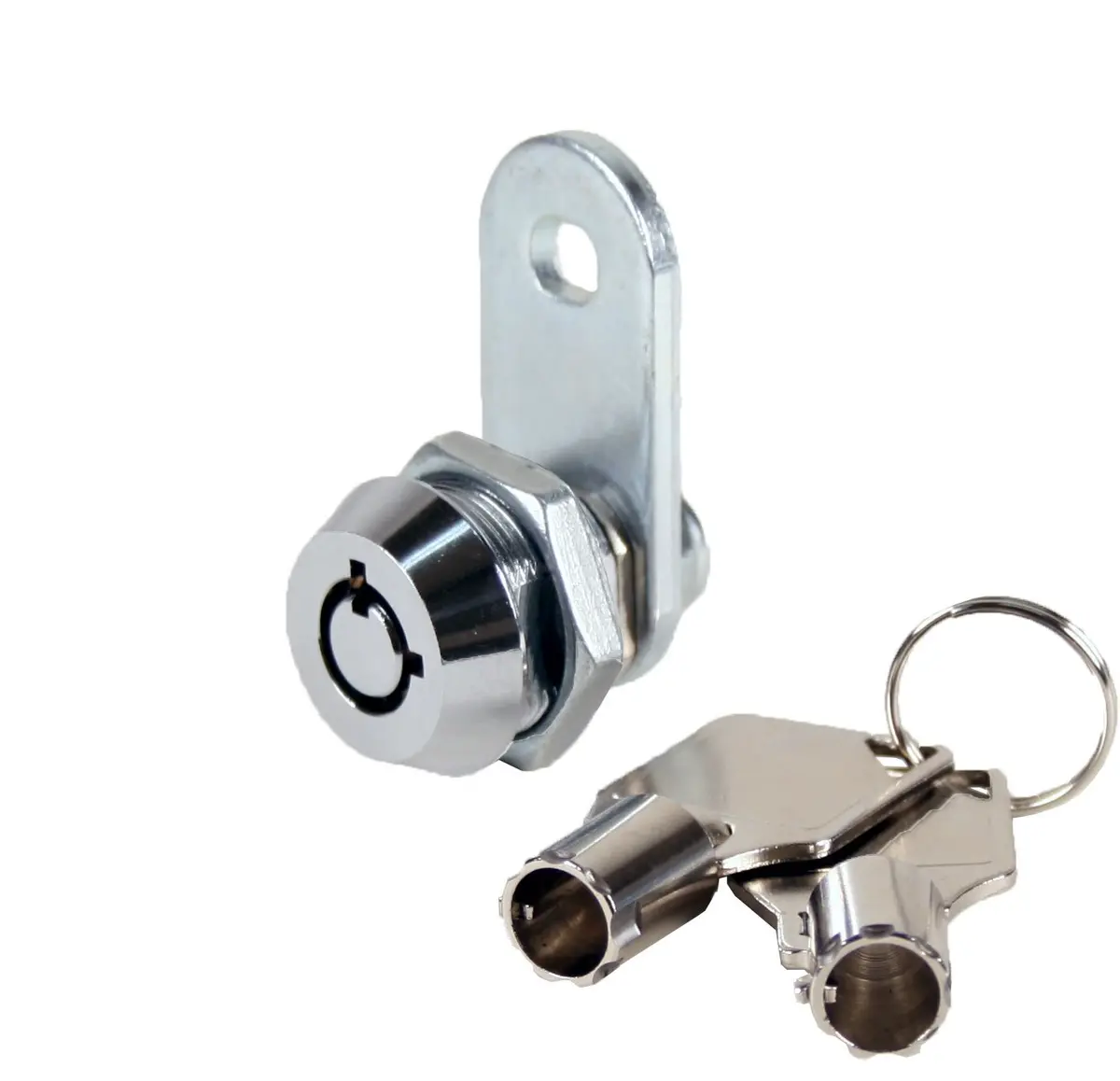 FJM Tubular Cam Lock 3/8" Chrome Finish | Keyed Alike, Versatile & Secure (70-120 chars) - main product image