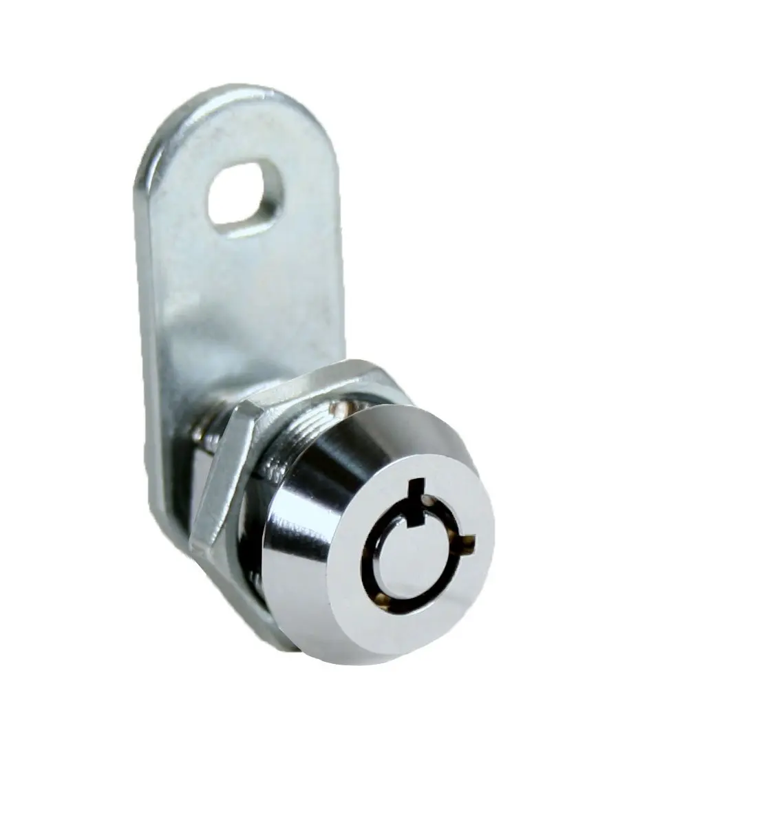 FJM Tubular Cam Lock 3/8" Chrome Finish | Keyed Alike, Versatile & Secure (70-120 chars) - view 2