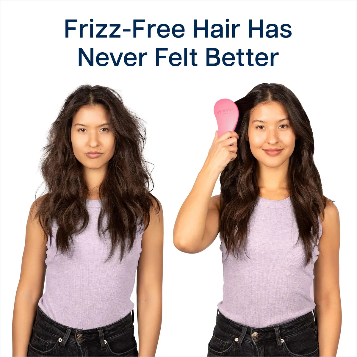 Crave Naturals Glide Thru Hair Brush - Detangler for Curly, Straight, Wet or Dry Hair | Gentle Detangling for All Hair Types - view 7