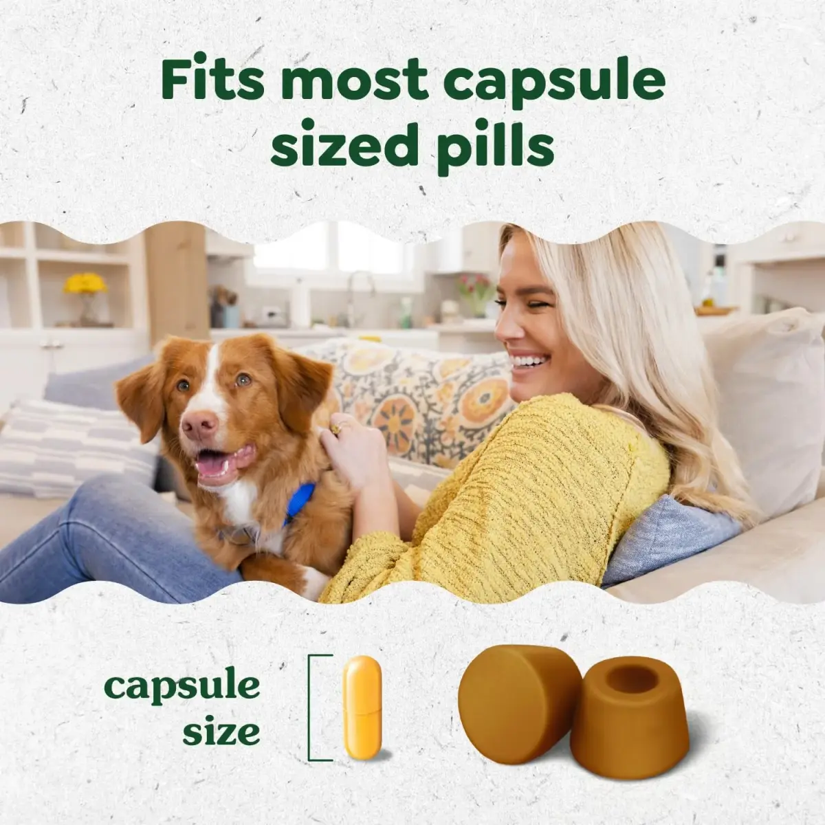 Greenies Pill Pockets Peanut Butter Large Size Dog Treats 180 Count (7.9 oz x 6) | Vet-Recommended Medicine Masking - view 5