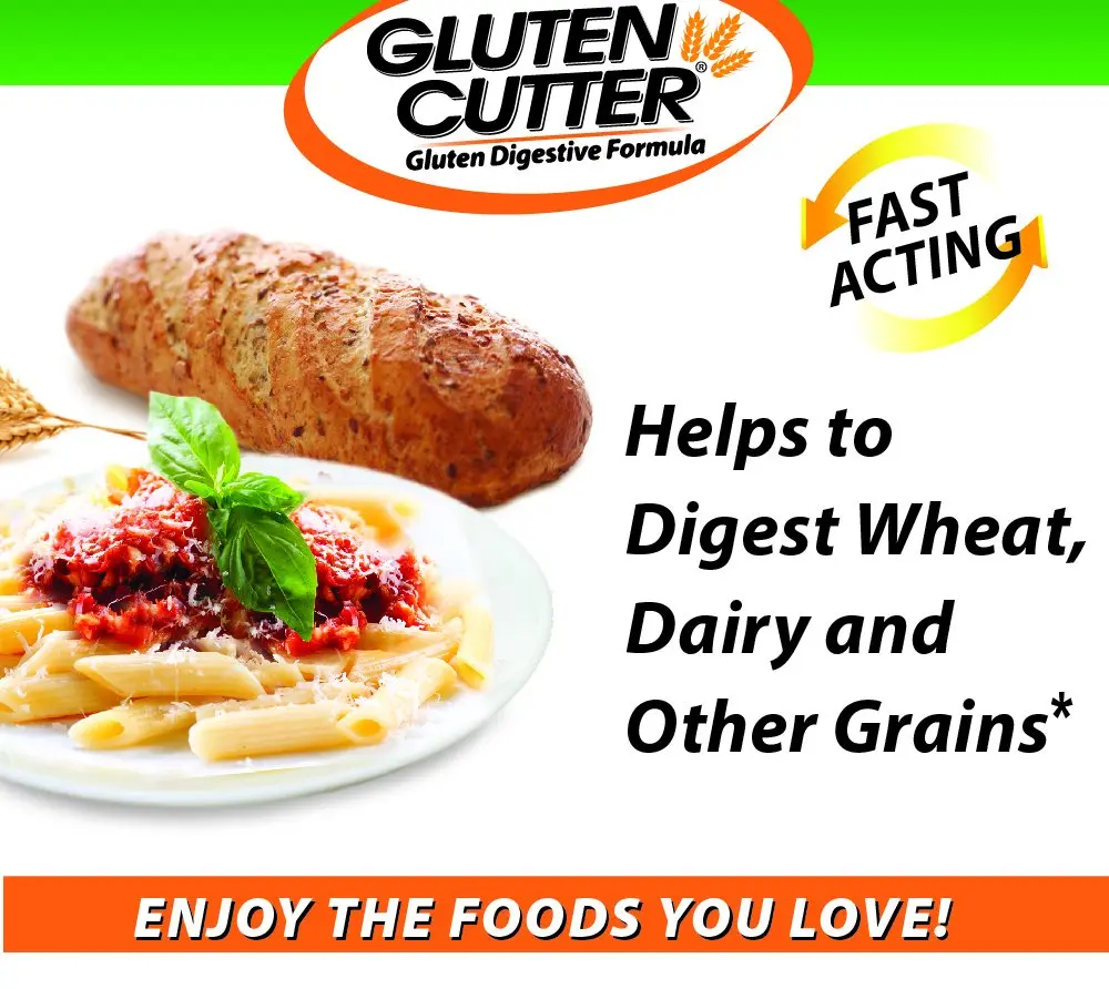 Healthy Digestives Gluten Cutter Enzyme Formula 30 Capsules | Supports Gluten & Lactose Digestion - view 2