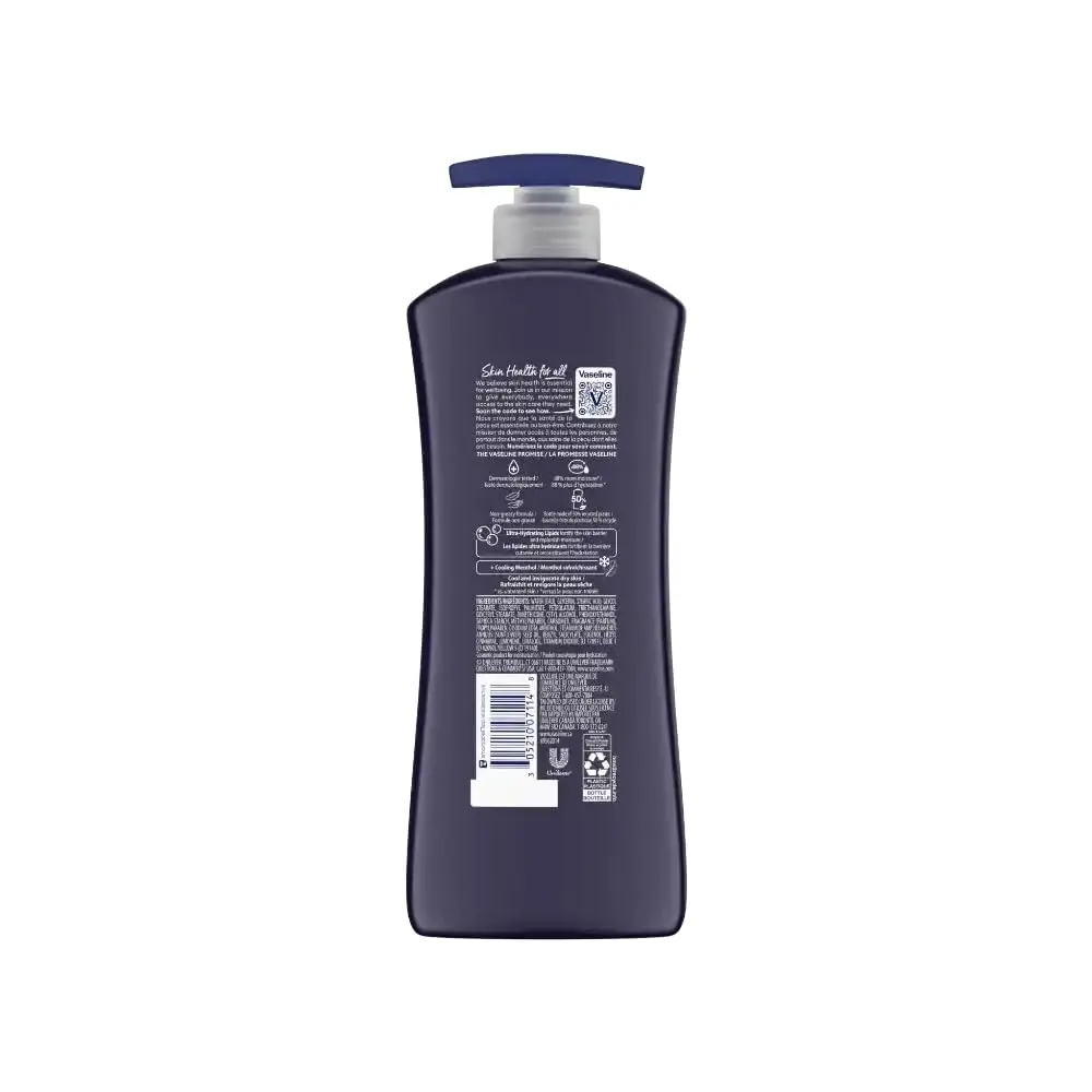 Vaseline Men Cooling Hydration Body Lotion 20.3 Fl Oz (6 Pack) | Deep Moisturizer for Men - view 2