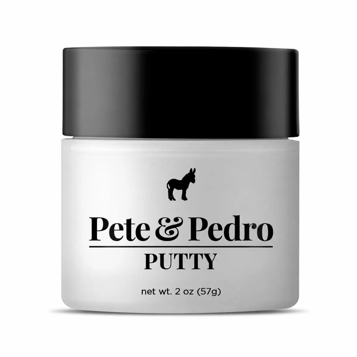 Pete & Pedro Hair Putty Strong Hold, Low Shine, Matte Finish Hair Clay 2 oz | Water-Based, Paraben-Free Styling Aid - main product image
