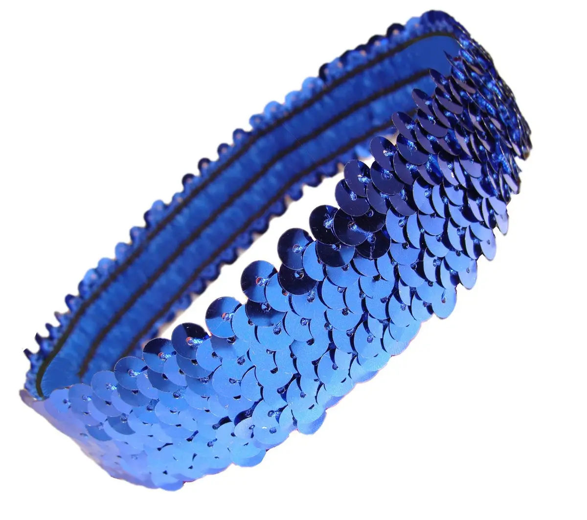 Kenz Laurenz 12 Sequin Headbands Elastic Stretch Sparkly Headband for Teens Girls Women Fits Most - view 4
