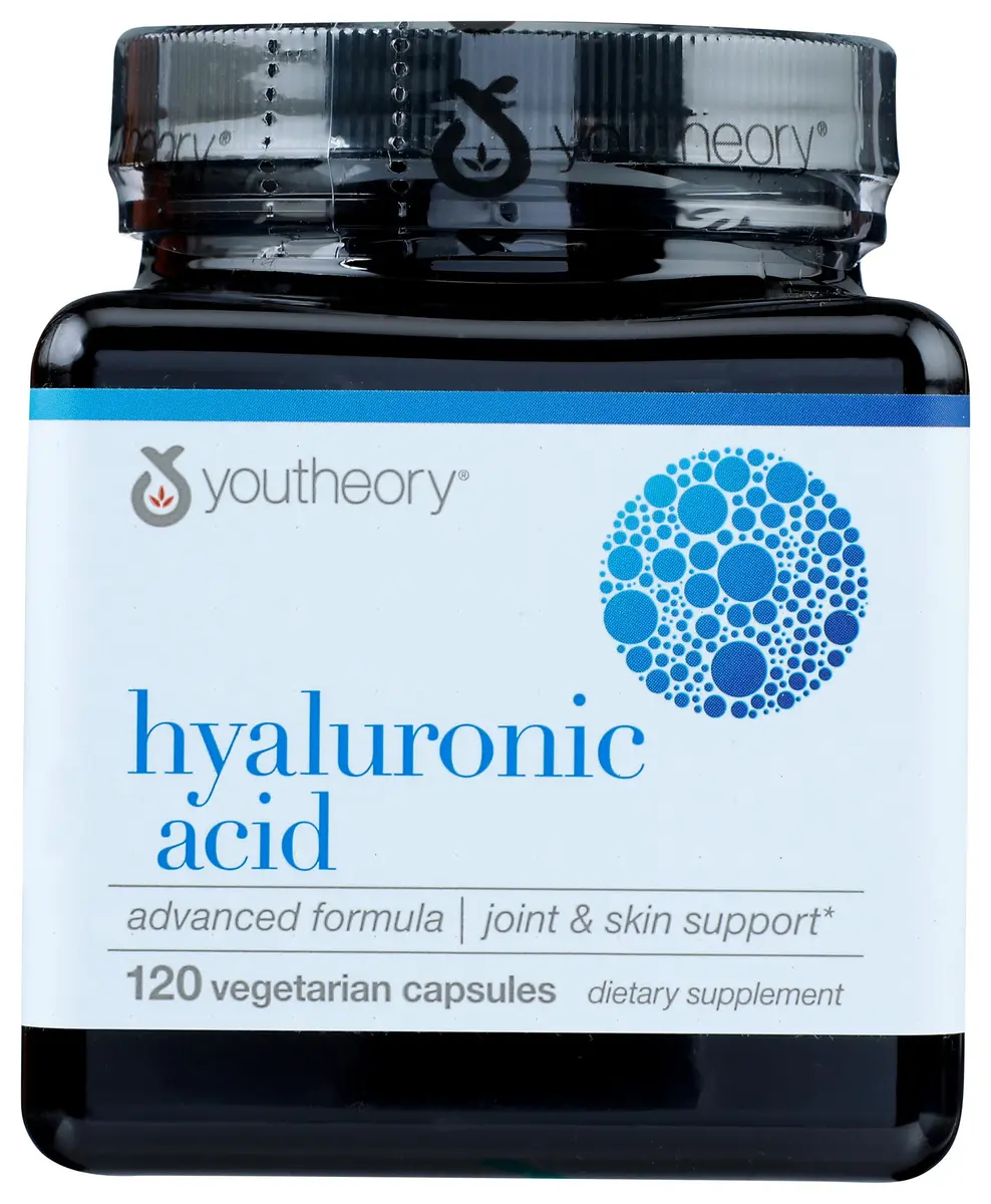 Youtheory Hyaluronic Acid Advanced Formula 120 Vegetarian Capsules | Supports Joint Health & Skin Vitality - view 4