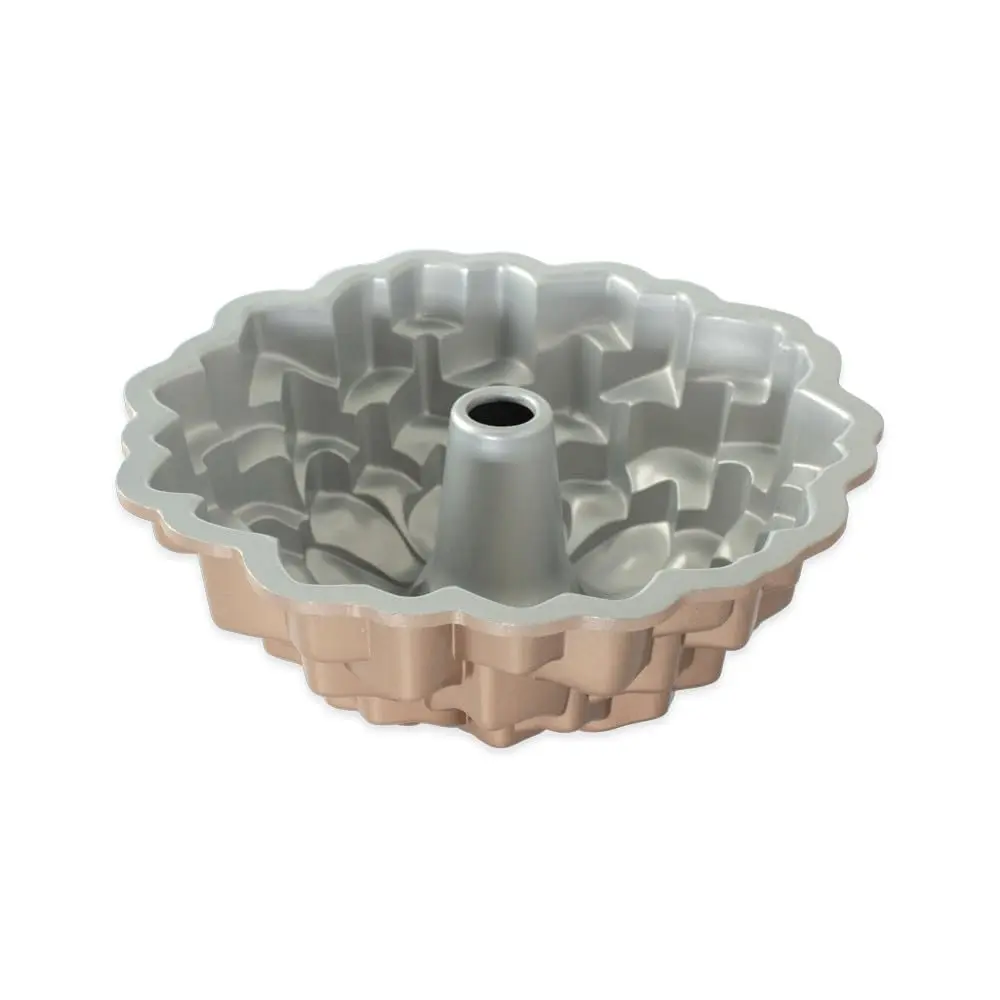 Nordic Ware Blossom Bundt Pan ,Toffee | Intricate Cast Aluminum Cake Pan for Elegant Baking - view 4