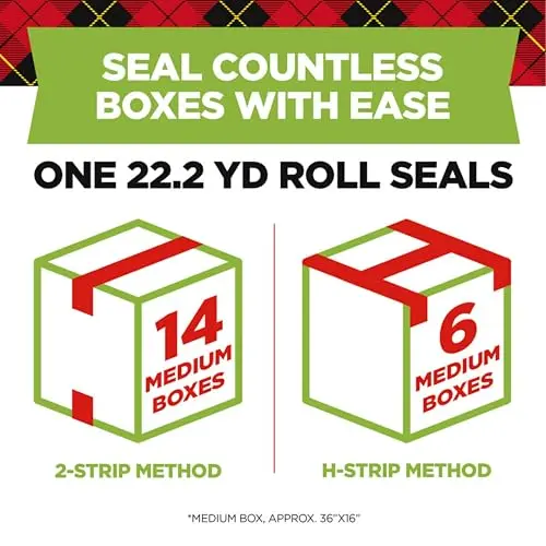 Scotch Packing Tape, Clear, 1.88 in. x 22.2 yd., 6 Rolls | Easy Unwind & Strong Hold - view 3