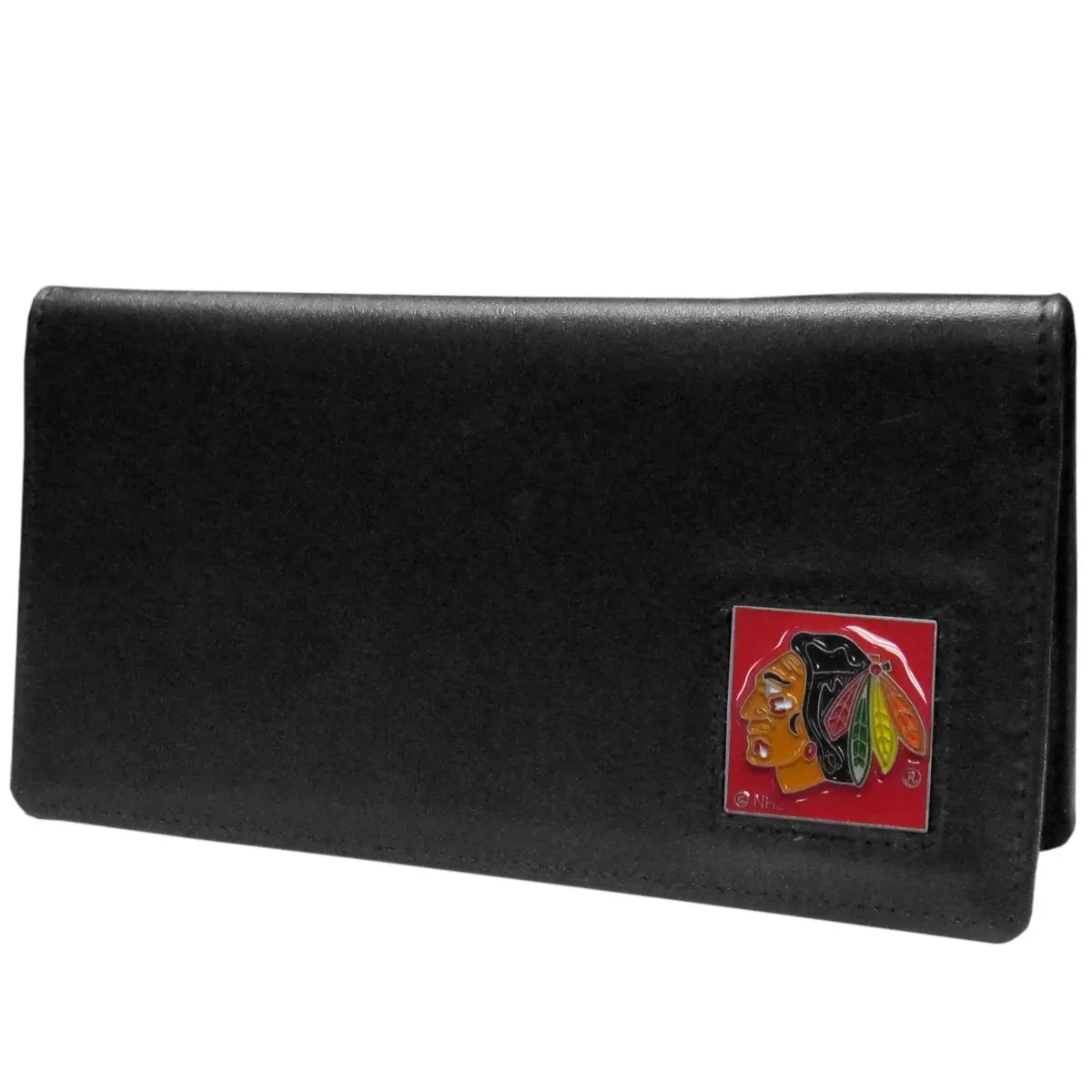 Siskiyou Chicago Blackhawks Leather Checkbook Cover | NHL Officially Licensed Fan Accessory - main product image