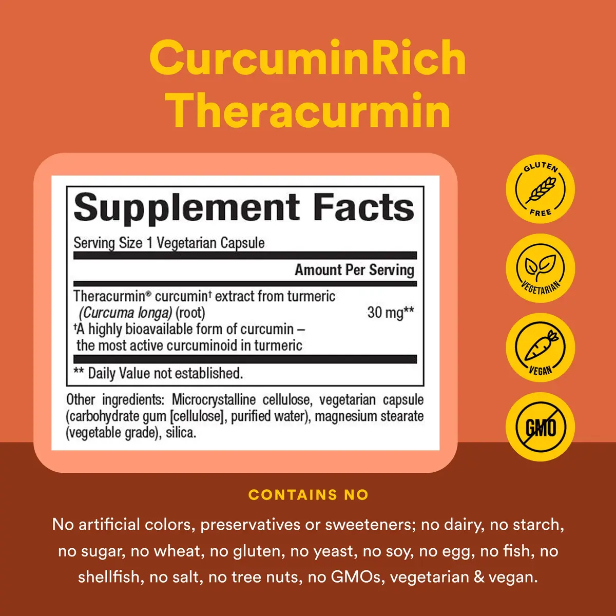 Natural Factors CurcuminRich Theracurmin 30 mg Turmeric Curcumin | Antioxidant & Joint Support (120 Count) - view 4