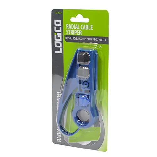 LOGICO Cable Jacket Strip Tool RG6/RG59/UTP | High-Efficiency Wire Stripper for Multiple Cables - view 4