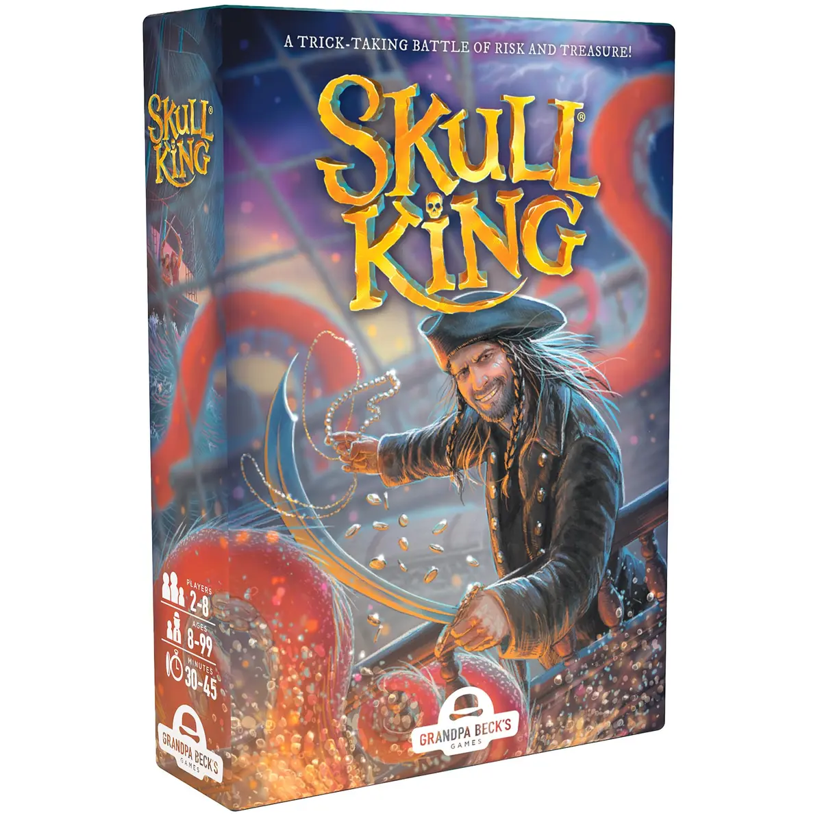 Grandpa Beck's Games Skull King Trick-Taking Card Game | Award-Winning Pirate Strategy Game for 2-8 Players - main product image