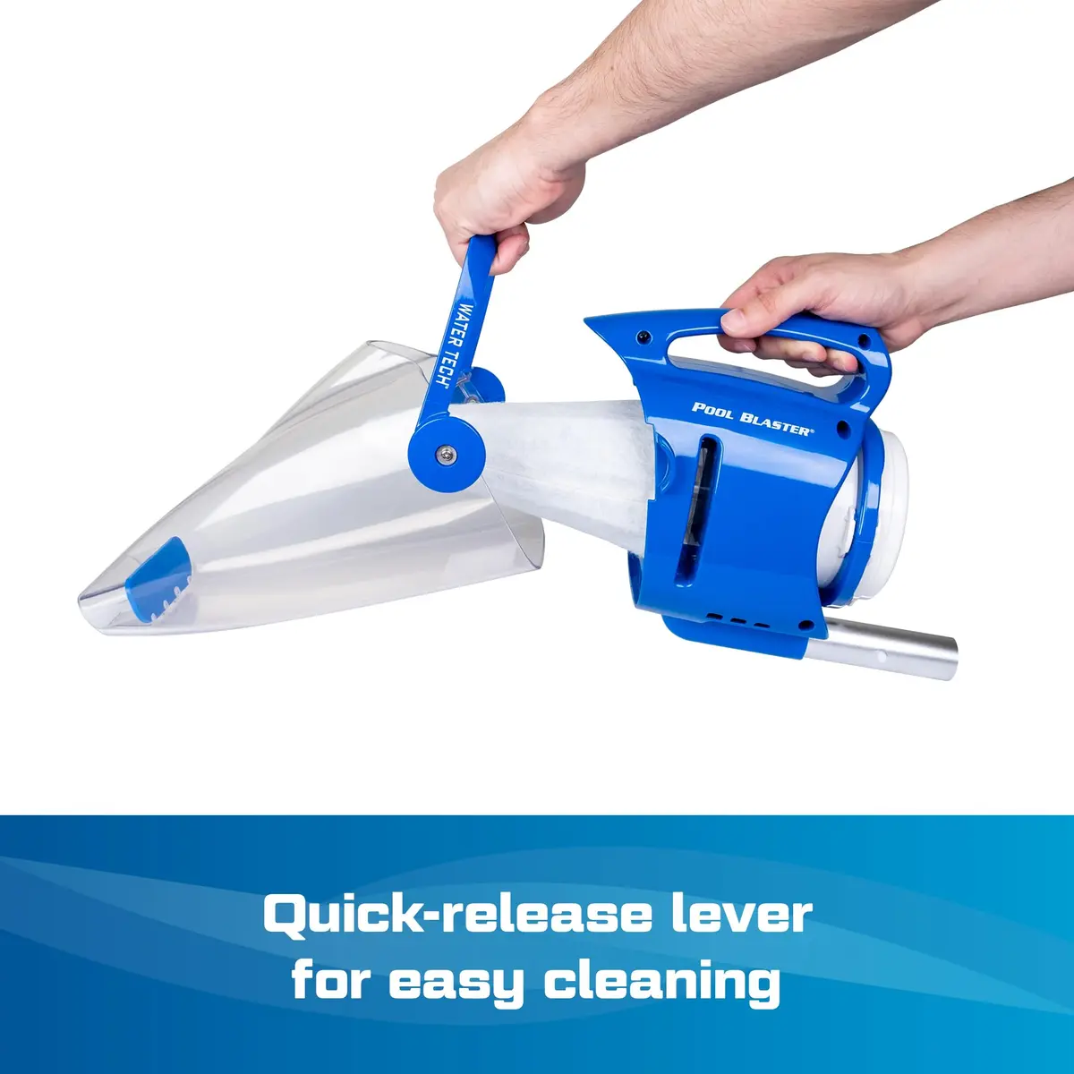 POOL BLASTER Centennial Cordless Pool Vacuum for Above Ground Pool w/Pole | Battery-Powered, Handheld, XL Debris Chamber - view 8